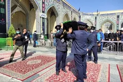 مراسم تدفین علامه حکیمی