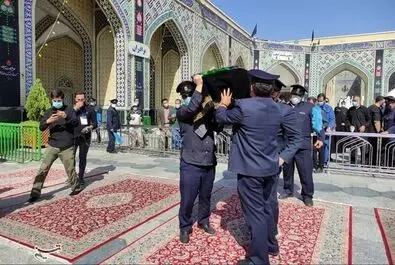 مراسم تدفین علامه حکیمی