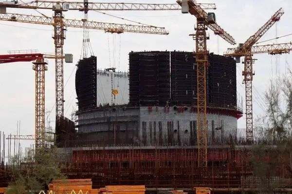 تصاویر پیشرفت نیروگاه اتمی دوم بوشهر