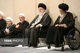 تصاویر مجلس بزرگداشت شهدای خدمت در محضر رهبر انقلاب