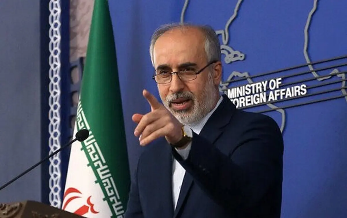 کنعانی: پوششی برای تأمین اهداف سیاسی آمریکا در حمایت از رژیم صهیونیستی است