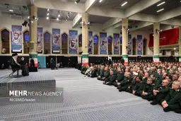 تصاویر رهبر انقلاب در دیدار فرماندهان سپاه پاسداران
