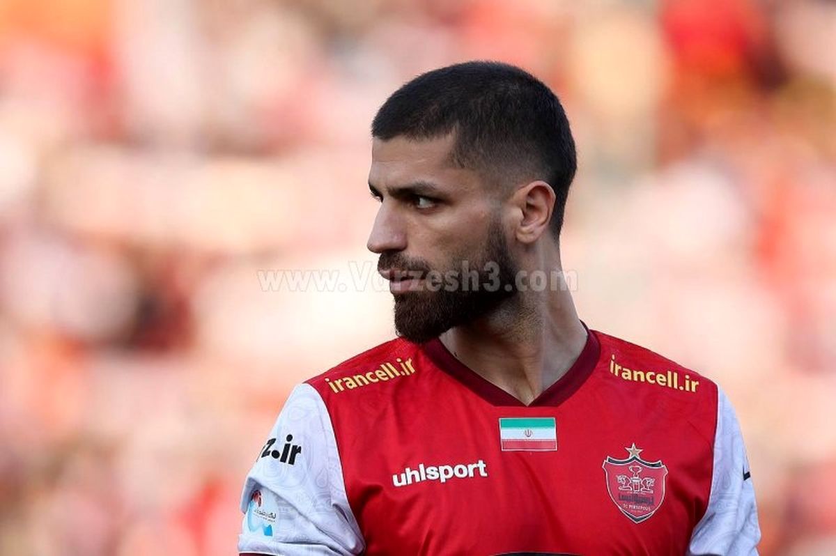 میلاد سرلک و شاید آخرین تمرین با پرسپولیس