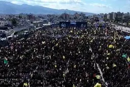 تجدید بیعت حزب الله در مقتل شهید نصرالله