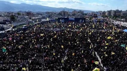 تجدید بیعت حزب الله در مقتل شهید نصرالله