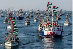 حمله نیروی دریایی اسرائیل به کاروان صمود + تصاویر