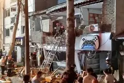 ببینید انفجار مهیب در رشت با دست‌کم ۱۳ مصدوم