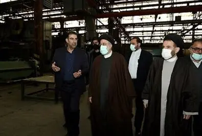 رئیسی در یخچال سازی