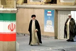 گزارش تصویری حضور رهبر انقلاب در انتخابات