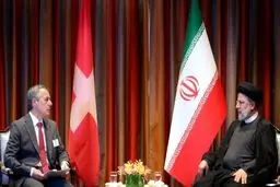 رئیس‌جمهور در دیدار رئیس‌جمهور سوئیس: آماده توافق خوب و عادلانه هستیم
