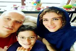 عکس صمیمی ویشکا آسایش با پسر خوشکل