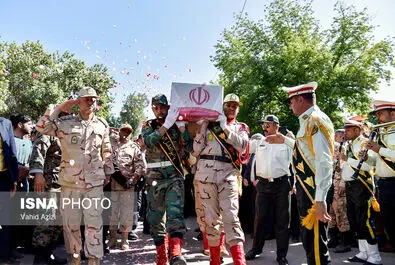 تشییع پیکر شهید احمدی