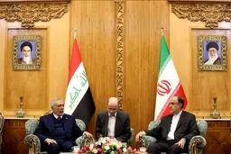 رئیس پارلمان عراق در تهران: میان ایران و عراق منافع مشترکی هست