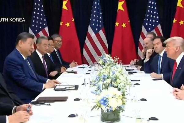 اولین عکس از نشست طولانی ترامپ و شی جین پینگ