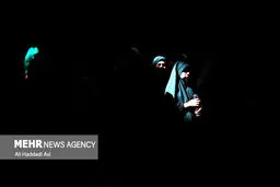 تصاویر اجتماع بزرگ زنان عاشورایی