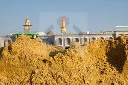 تصاویر پیدا شدن خاک زرد در کربلا
