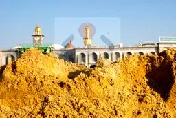 تصاویر پیدا شدن خاک زرد در کربلا
