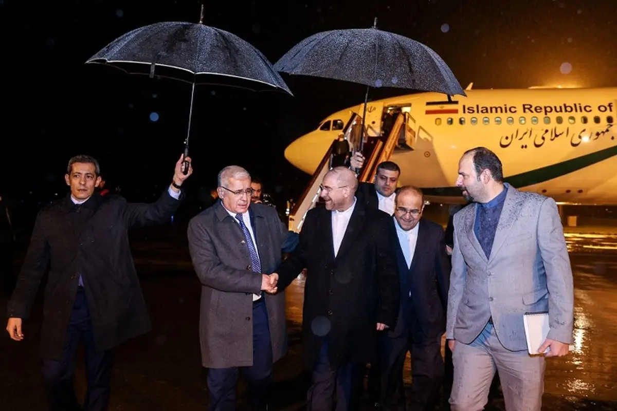 قالیباف با استقبال رئیس مجلس الجزایر وارد این کشور شد