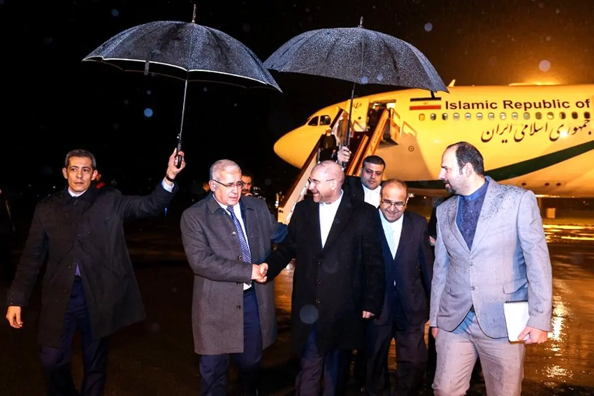 قالیباف با استقبال رئیس مجلس الجزایر وارد این کشور شد