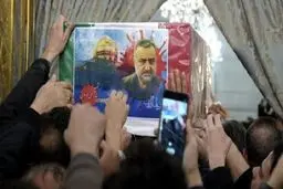 خاکسپاری شهید سید رضی در امامزاده صالح(ع) تهران