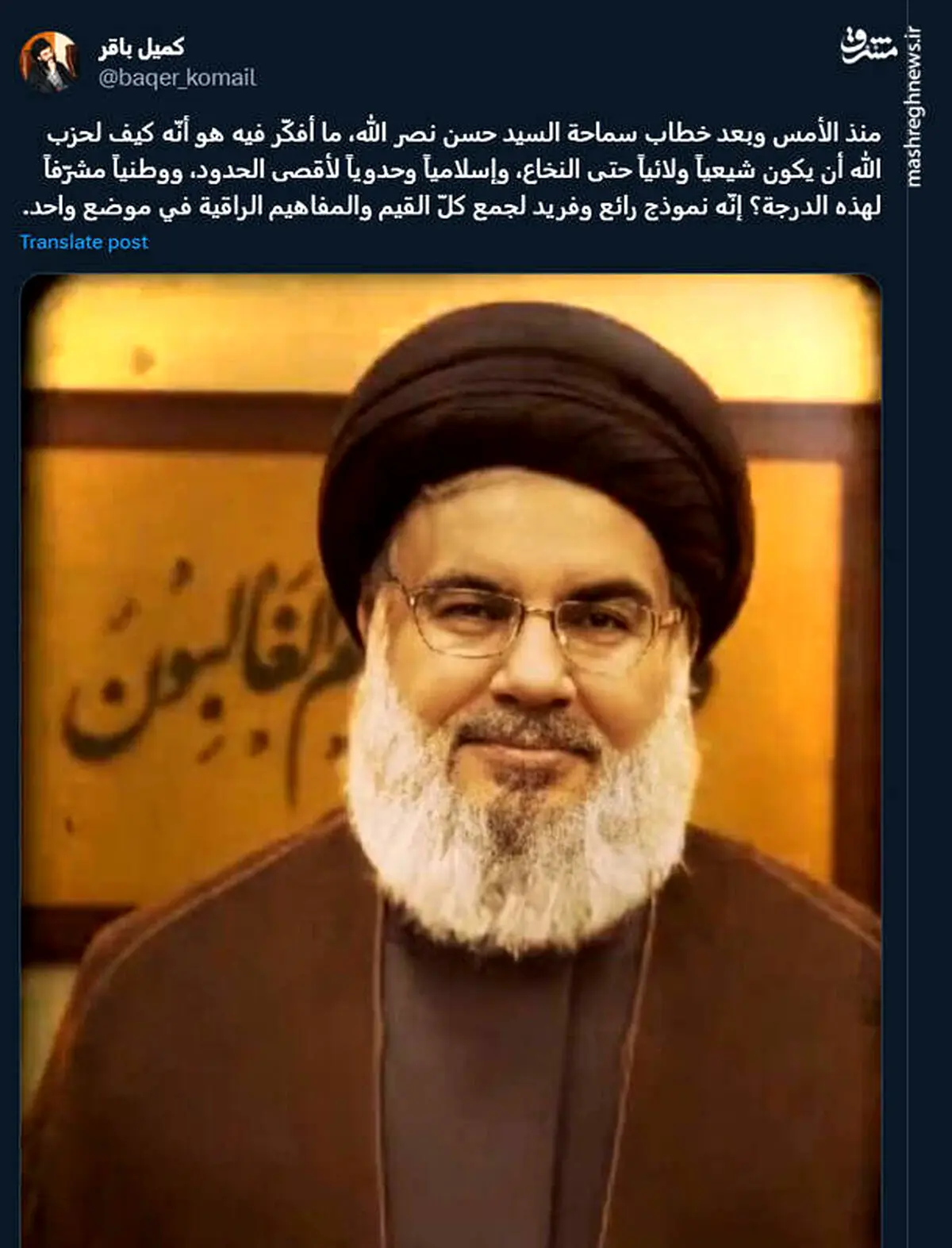 توصیف رایزن فرهنگی ایران از حزب الله لبنان