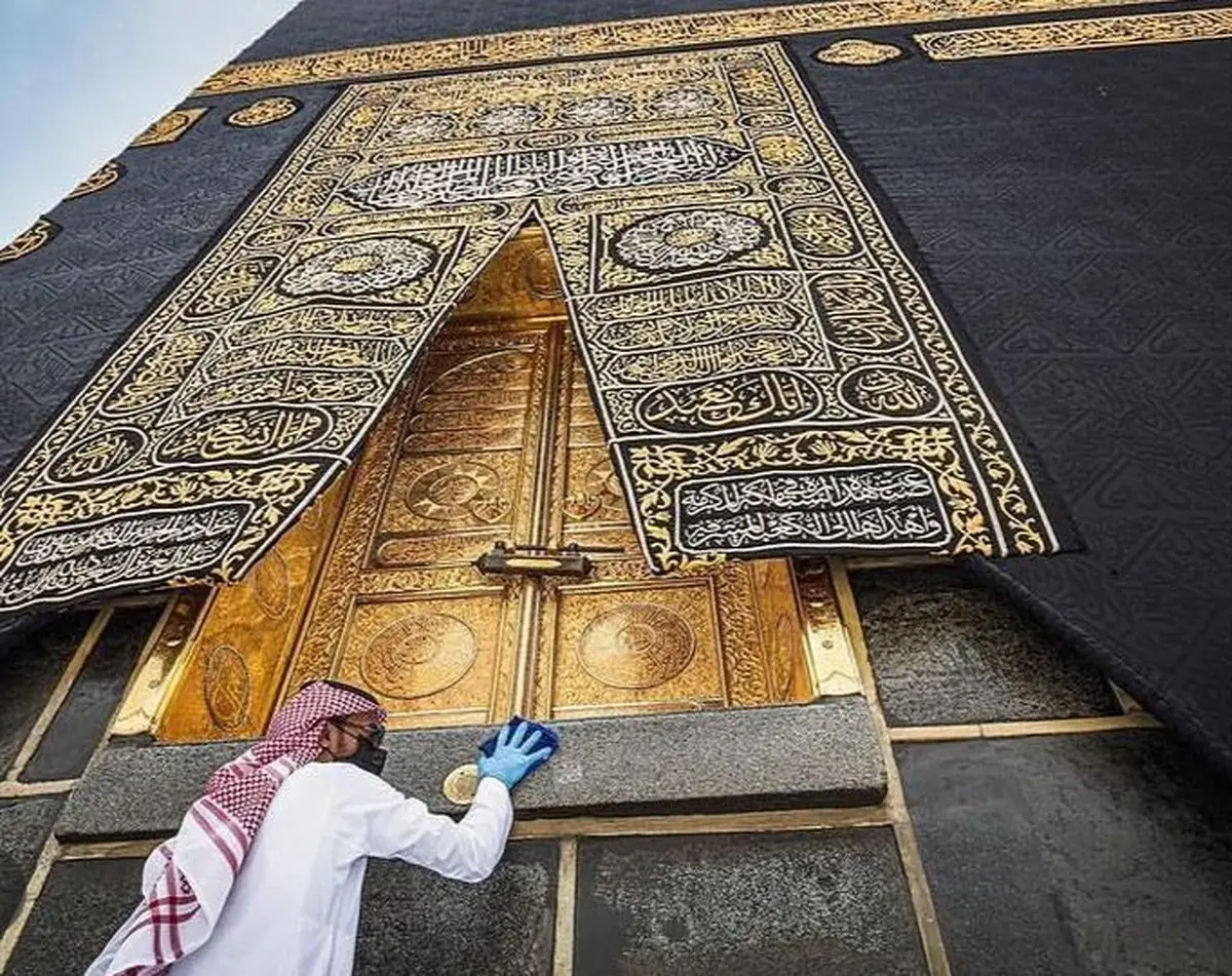 بارش باران شدید در مسجدالحرام 