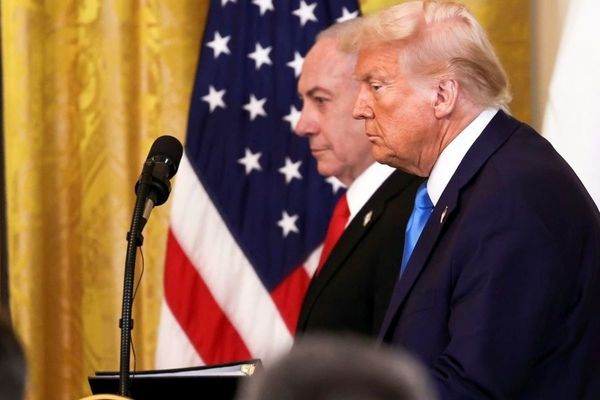 ادعای ضد ایرانی نتانیاهو  در کنار ترامپ