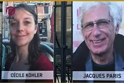 گفتگوی مکرون با دو فرانسوی آزادشده در تهران