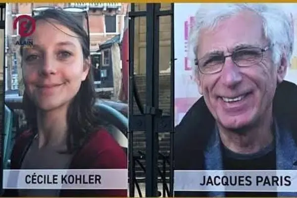 گفتگوی مکرون با دو فرانسوی آزادشده در تهران