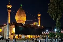 لحظه ورود و تیراندازی تروریست به حرم شاهچراغ 
