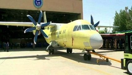 خط تولید هواپیمای ترابری ملی و پرواز آزمایشی سیمرغ