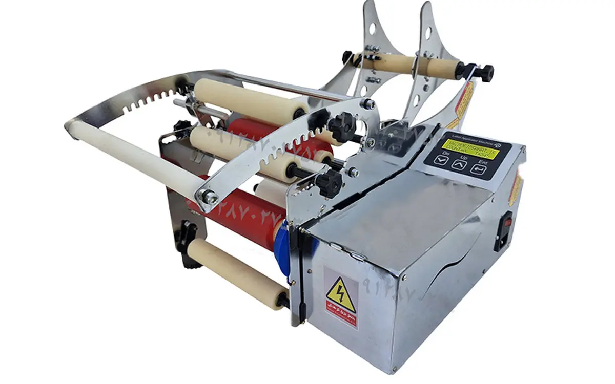 خرید انواع دستگاه لیبل زن بطری به‌صورت چسبان اتوماتیک در مجموعه مفید صنعت