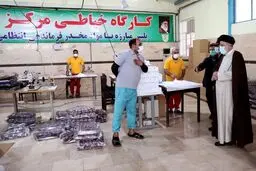 تصاویر دیدار رئیس‌جمهور از آسایشگاه کهریزک