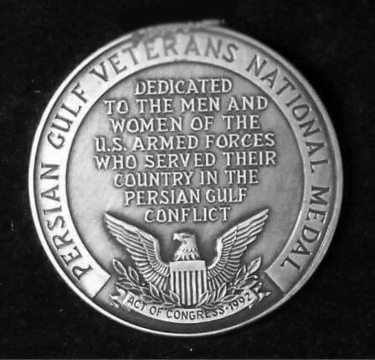 مدال سربازان آمریکایی با نام بزرگ خلیج همیشه فارس