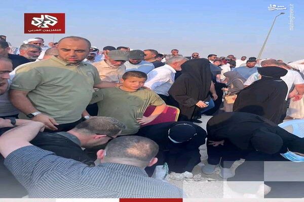 تصاویر ۳ رهبر حماس پس از حملۀ اسرائیل در مراسم تشییع