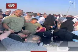 تصاویر ۳ رهبر حماس پس از حملۀ اسرائیل در مراسم تشییع