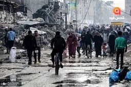 تصاویر زندگی فلسطینی‌ها در خرابه‌های غزه