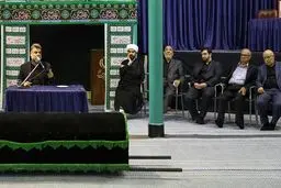 تصاویر | وداع با پیکر آیت الله حسن صانعی | حضور سید حسن خمینی کنار پیکر مرحوم