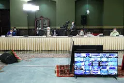 تصاویرجلسه ستاد مقابله با کرونا 