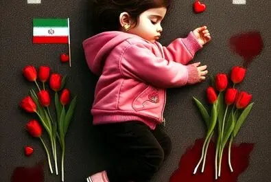 دختر کاپشن صورتی