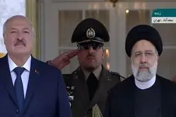 استقبال رئیسی از لوکاشنکو در سعدآباد