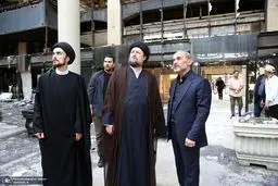 بالاخره سید حسن خمینی برای اولین بار به صداوسیما رفت+عکس