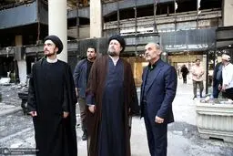 بالاخره سید حسن خمینی برای اولین بار به صداوسیما رفت+عکس