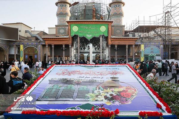 تصاویر جشن میلاد حضرت عبدالعظیم حسنی در حرم ری