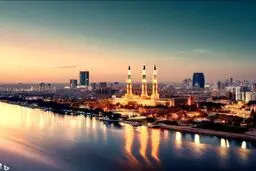 تصاویر دیدنی از اهواز و خرمشهر در ۱۰۰ سال آینده