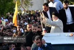 استقبال شیرازی‌ها از رئیس جمهور