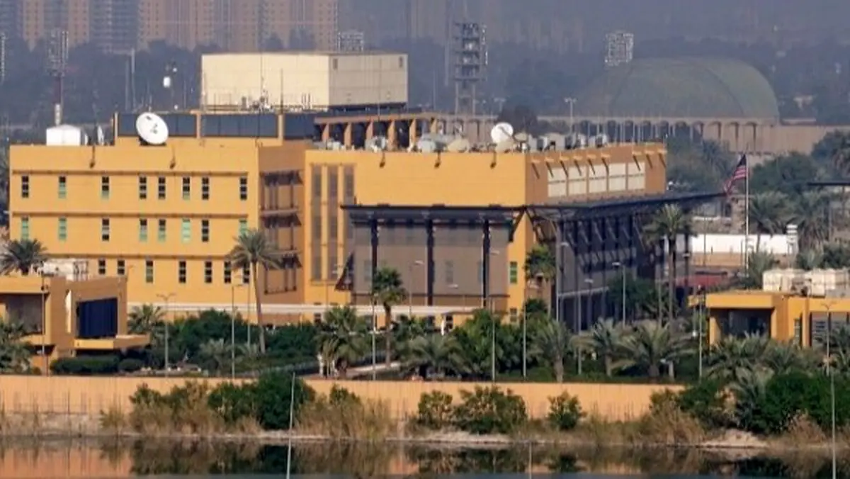 انفجار در سفارت آمریکا در بغداد/ صدای مهیب در منطقه سبز شنیده شد