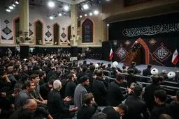 فرمانده نیروی هوافضای سپاه در حسینیه امام خمینی + عکس