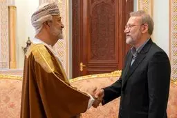 در دیدار لاریجانی با پادشاه عمان در کاخ البرکه العامر چه گذشت؟