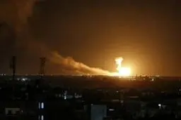 تصاویر محل اصابت موشک روسی به لهستان